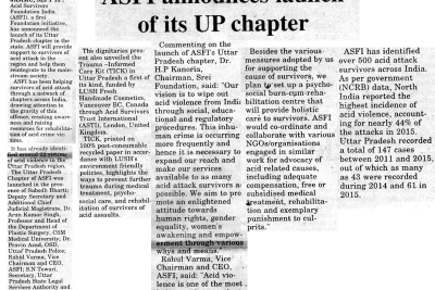 Launch of ASWWF Uttar Pradesh Chapter-Dogra Herald